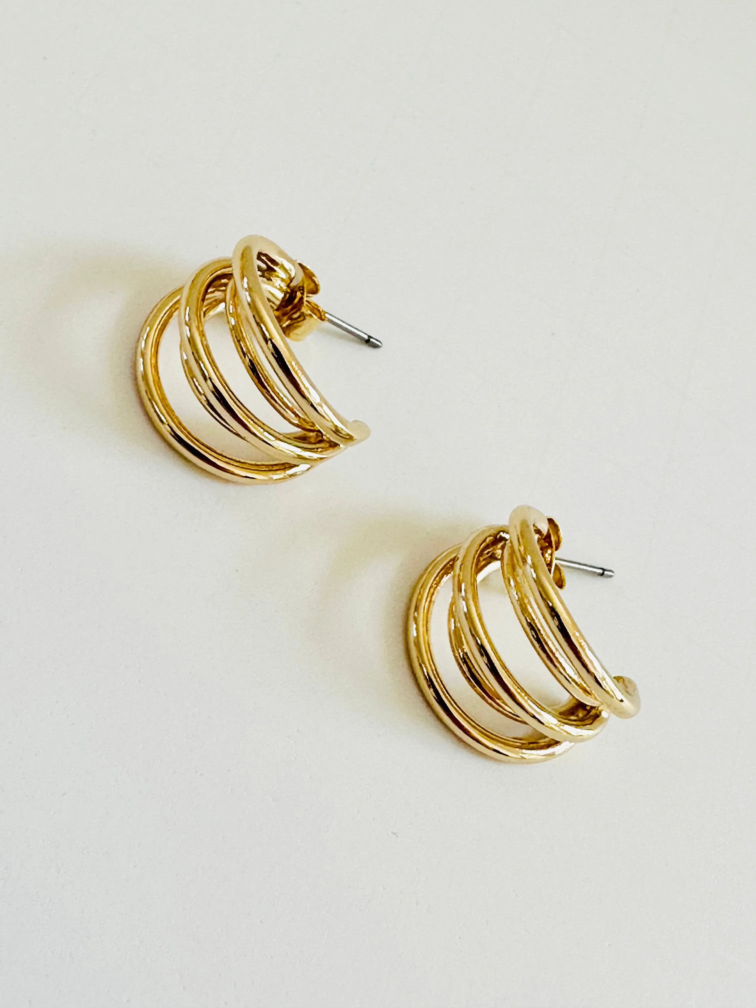 ER215 5ROW HOOP EARRINGS