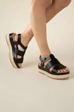 ESPADRILLE GLADIATOR SANDALS