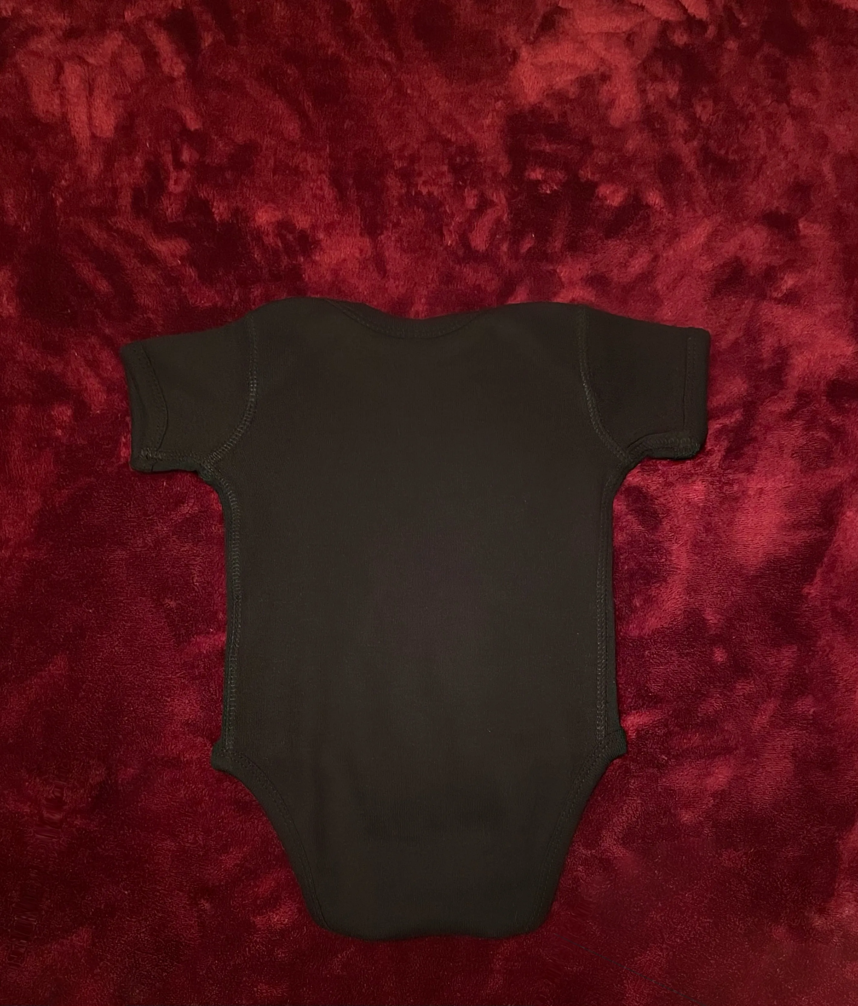 Fallon Aurielle Baby Unisex Signature Onesie (Black & Neon Pink)