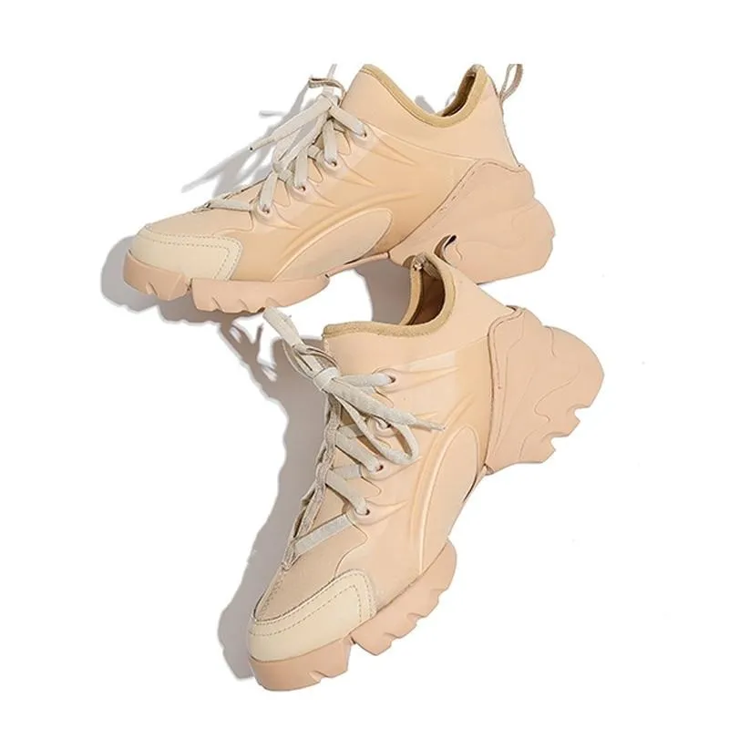 Female Trainers Thick Bottom Platform Sneakers