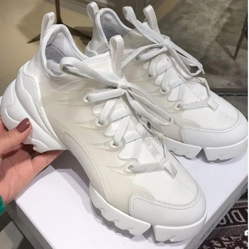 Female Trainers Thick Bottom Platform Sneakers