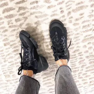 Female Trainers Thick Bottom Platform Sneakers
