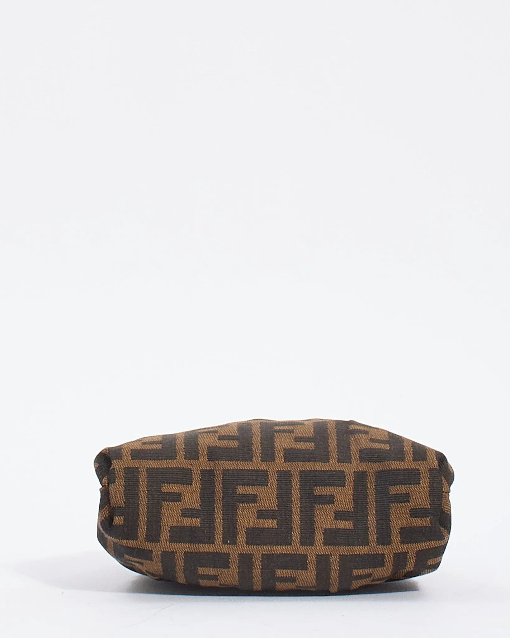 Fendi Zucca Tobacco Canvas Coin Purse Mini Tote