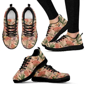 Flamingo Women's Sneakers Black Soles