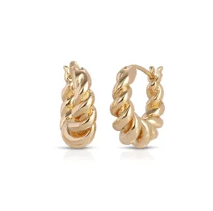 Flora Hoops (Gold)