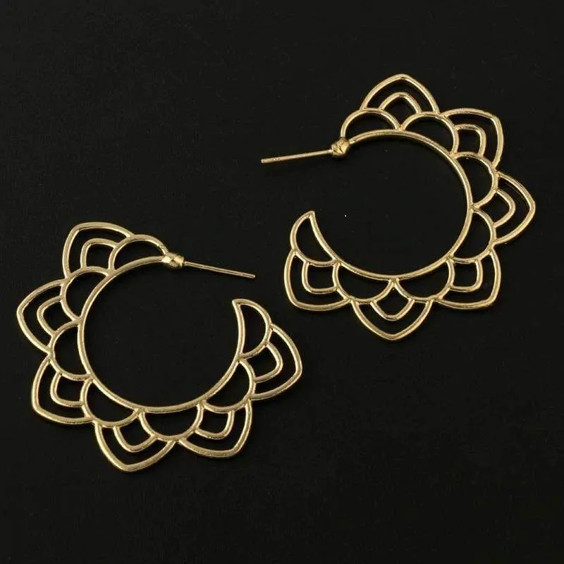 Flora -Silver Earrings