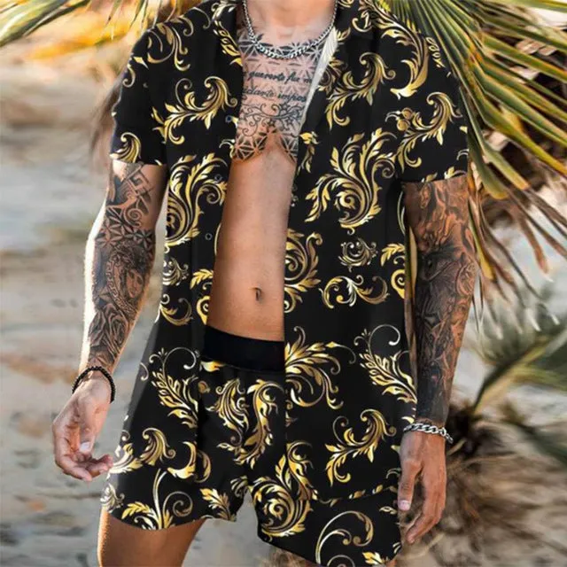 Floral Beach Two Piece Suit