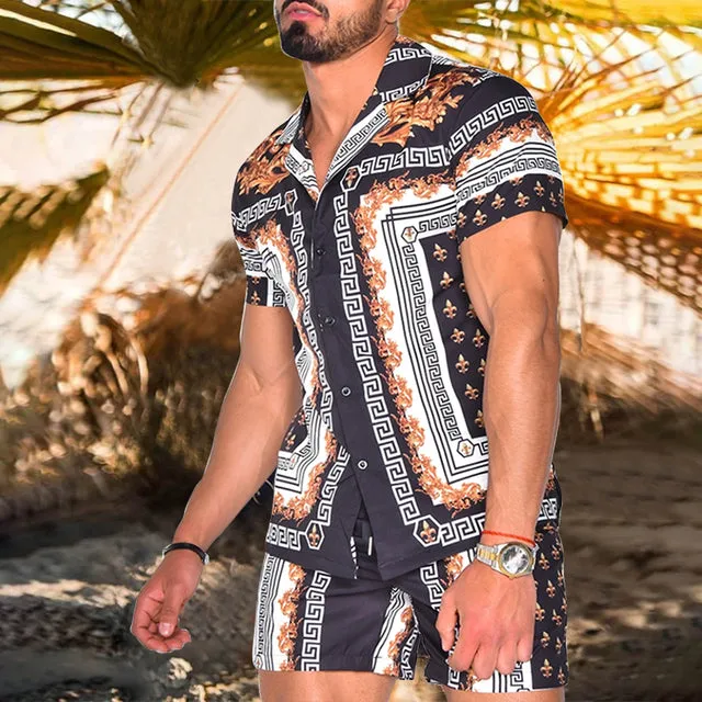 Floral Beach Two Piece Suit