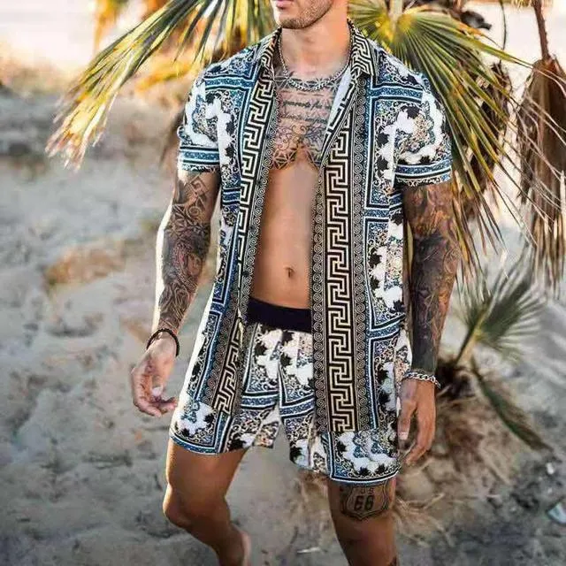 Floral Beach Two Piece Suit
