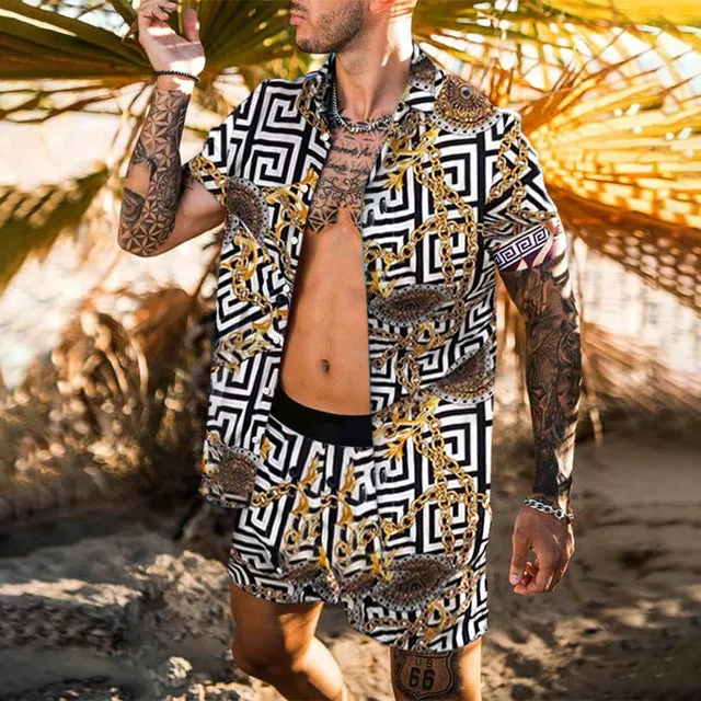 Floral Beach Two Piece Suit