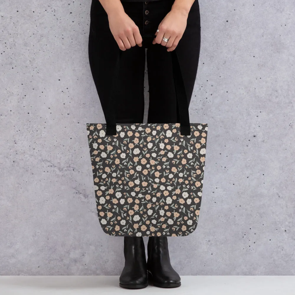 Flowers at Night Tote Bag