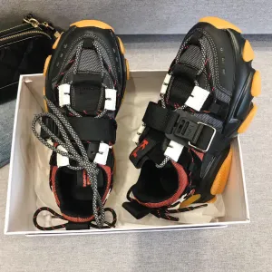 Genuine leather Mesh Women's Chunky Sneakers Fashion Brand Style Women Platform Shoes Casual Trainers Lady Footwear