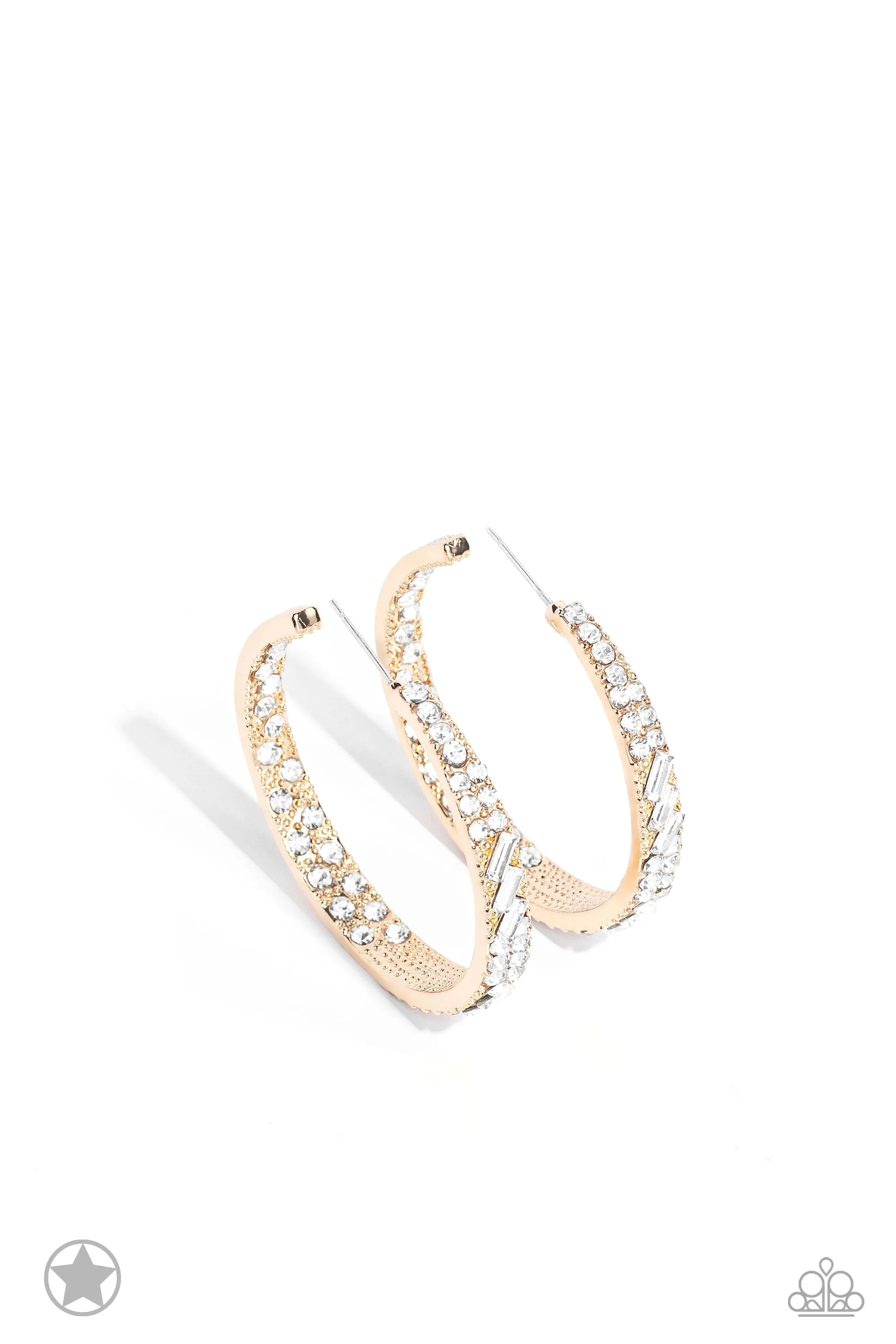 GLITZY By Association - Gold Hoop Earrings Exclusive