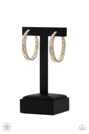 GLITZY By Association - Gold Hoop Earrings Exclusive