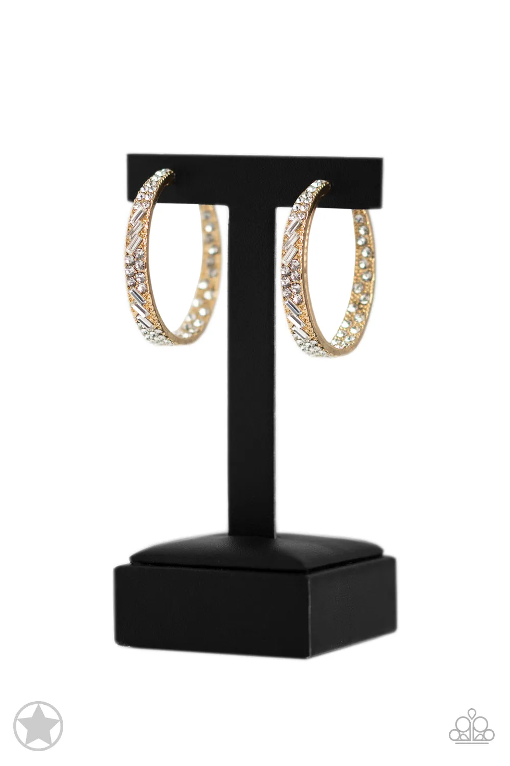 GLITZY By Association - Gold Hoop Earrings Exclusive