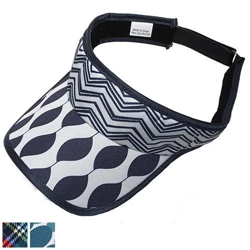 Glove It Ladies Print Golf Visor - Closeout Indigo (V215)