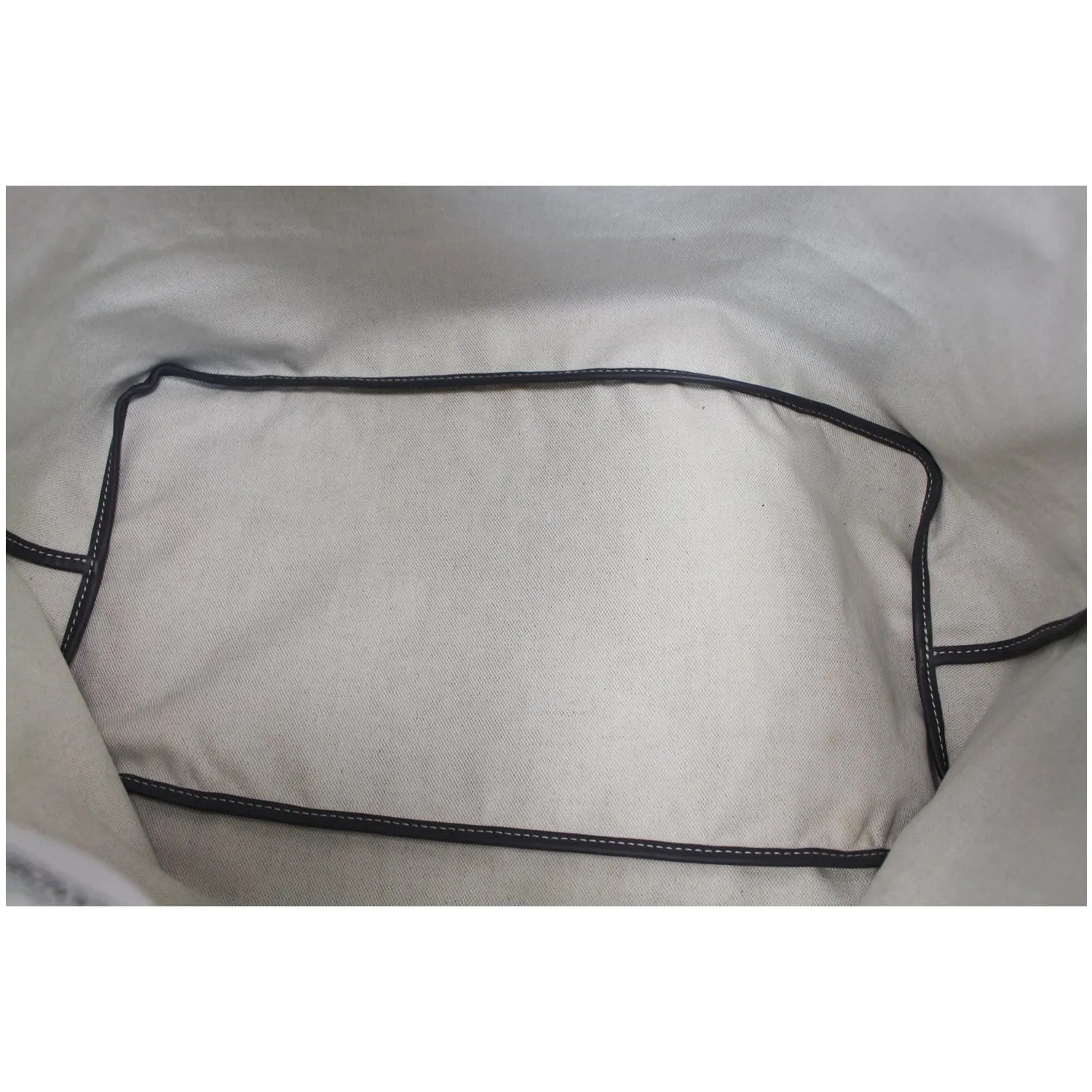 GOYARD Goyardine Saint Louis GM Tote Shoulder Bag Black