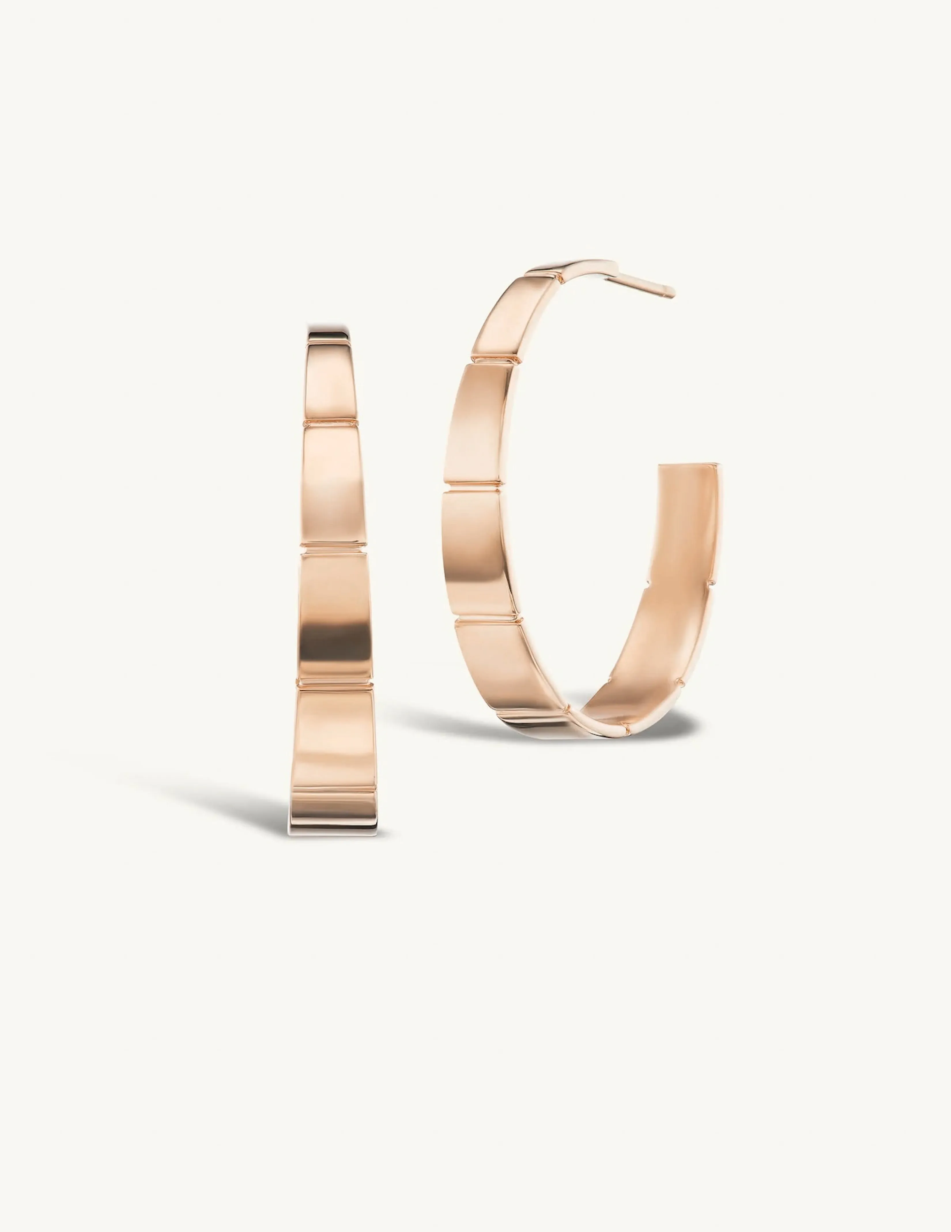 Grand Ridged Hoops