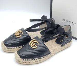 Gucci Sandals GG Marmont Espadrille Shoes