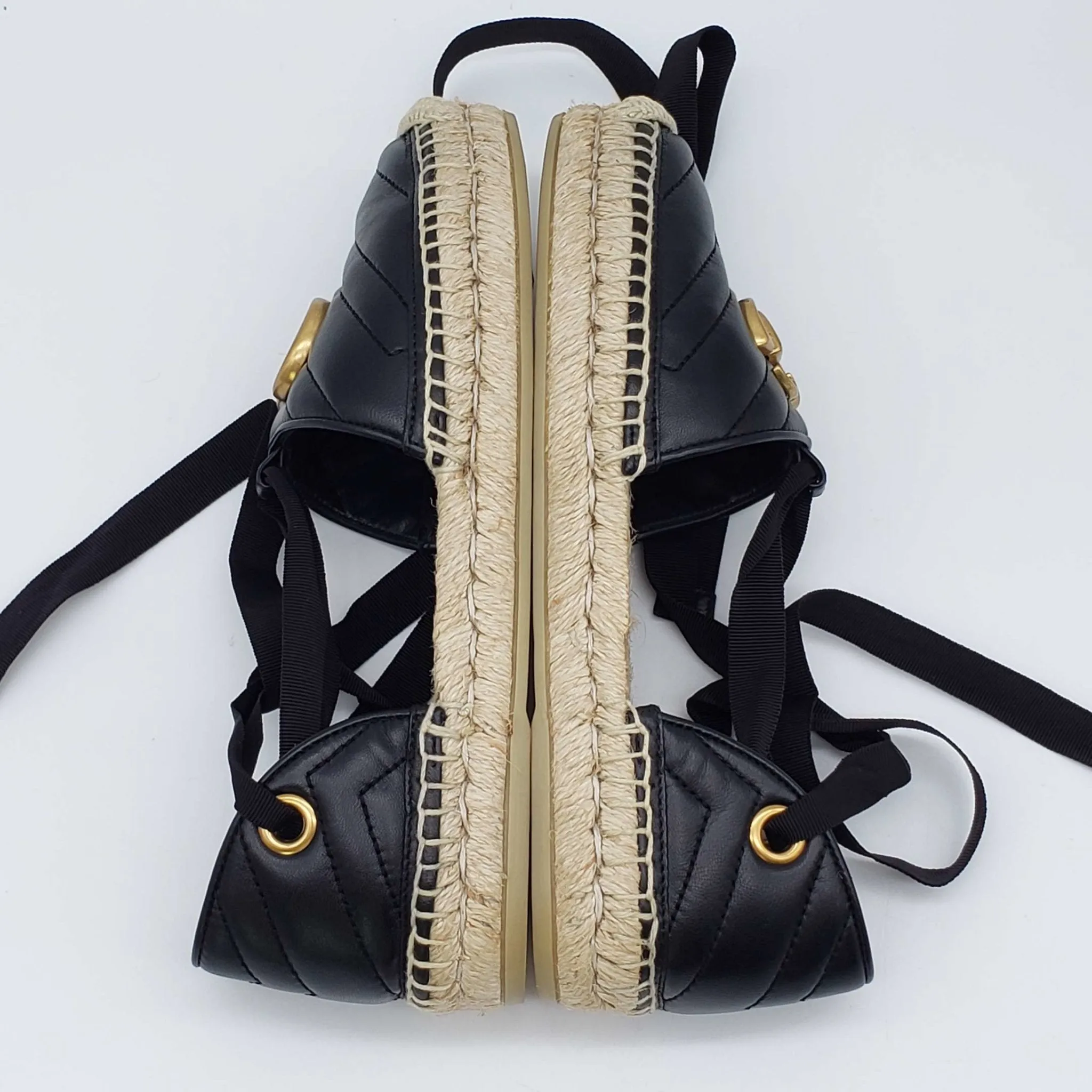 Gucci Sandals GG Marmont Espadrille Shoes