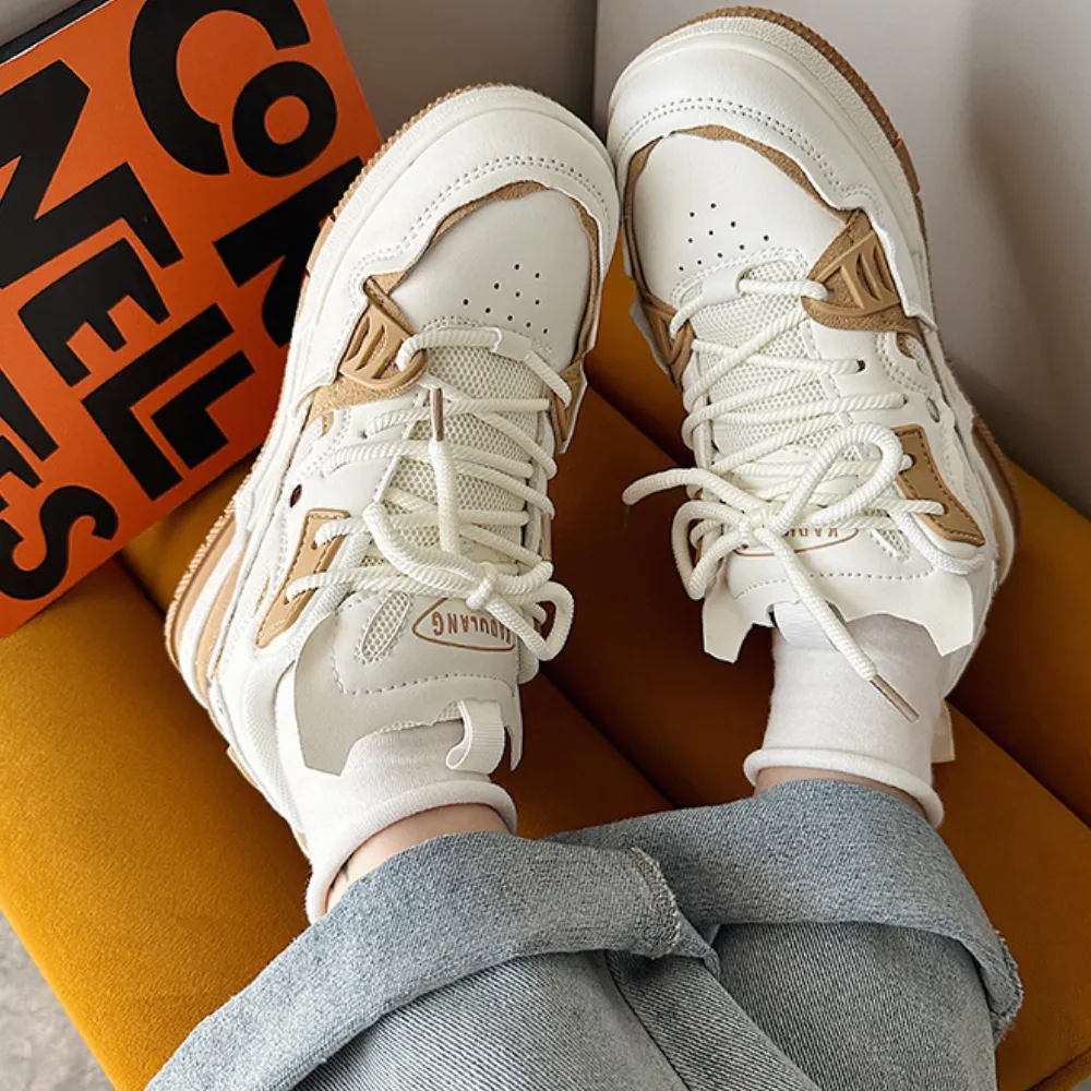 H-Block |Casual Contrasting Color Breathable Sneakers