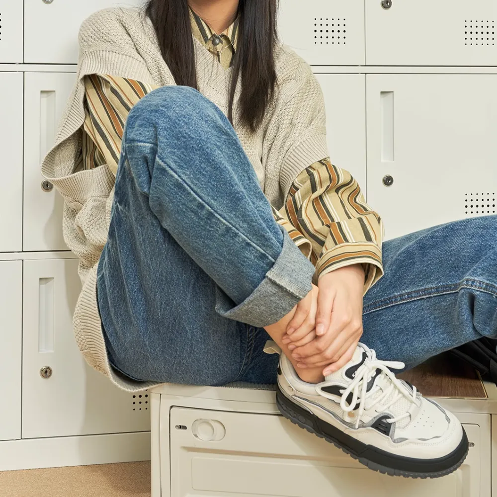 H-Block |Casual Contrasting Color Breathable Sneakers