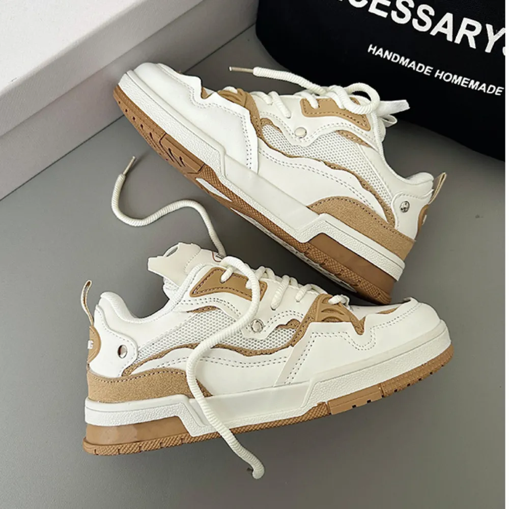 H-Block |Casual Contrasting Color Breathable Sneakers