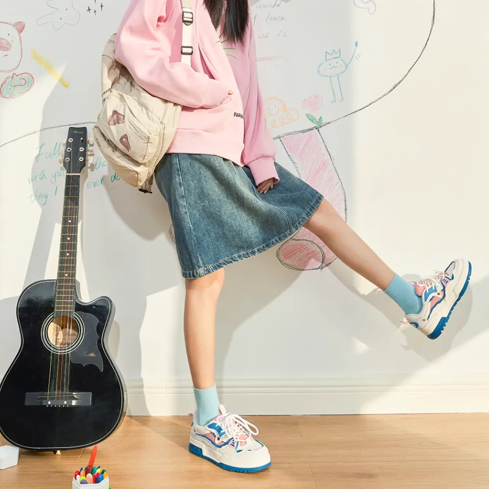 H-Block |Casual Contrasting Color Breathable Sneakers