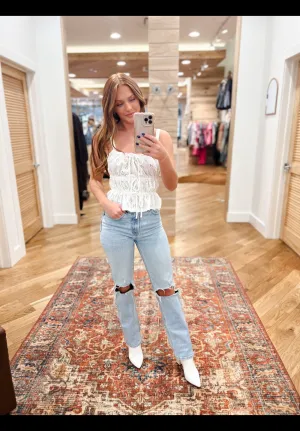 Hallie White Top