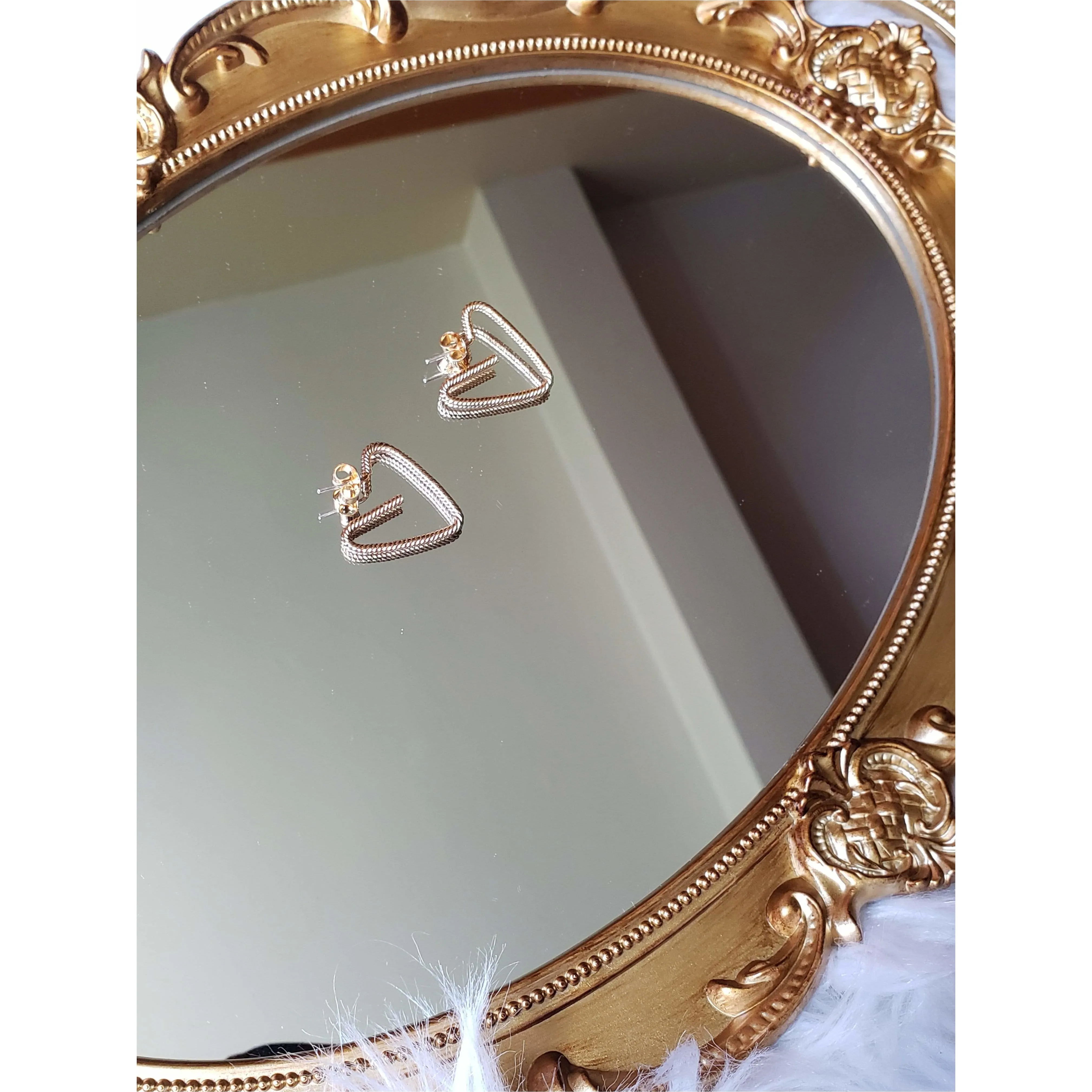 Heart Hoop Earrings