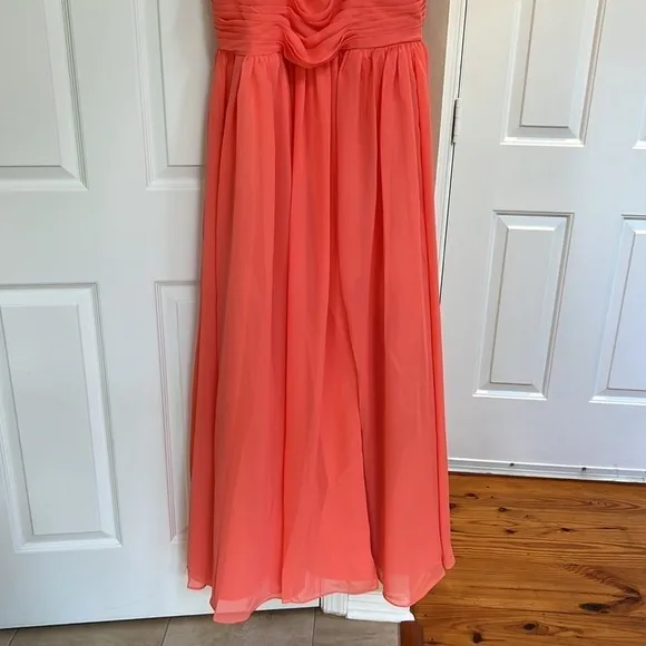 Hebeos A-Line/Princess Halter Sleeveless Ruched Floor-Length Chiffon Dresses