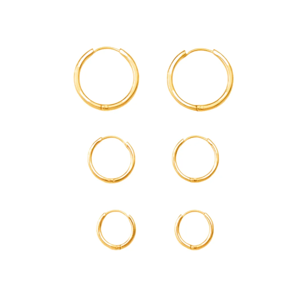 HELEN Hoop Earrings Set