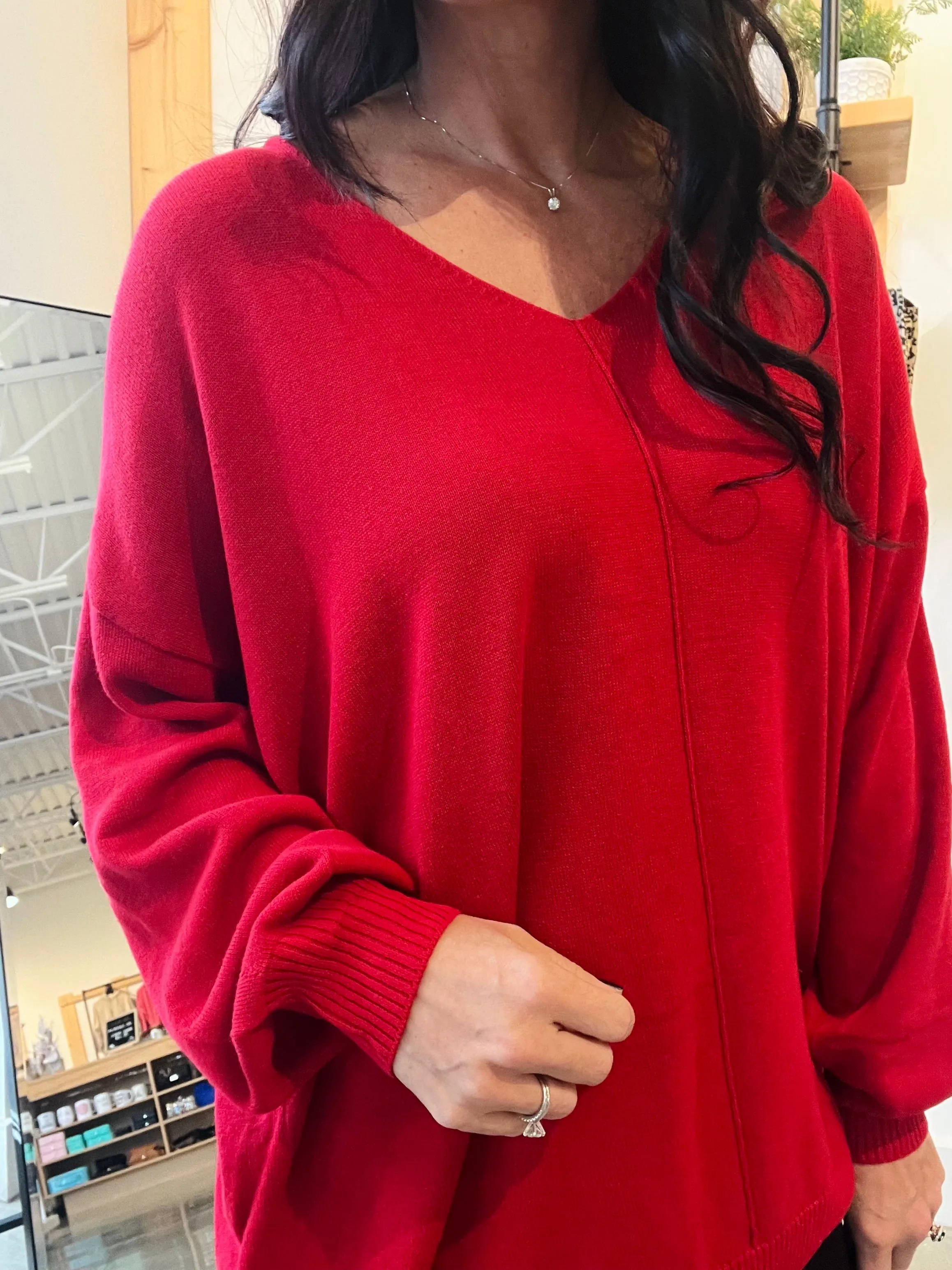 Hollyberry Oversized Sweater