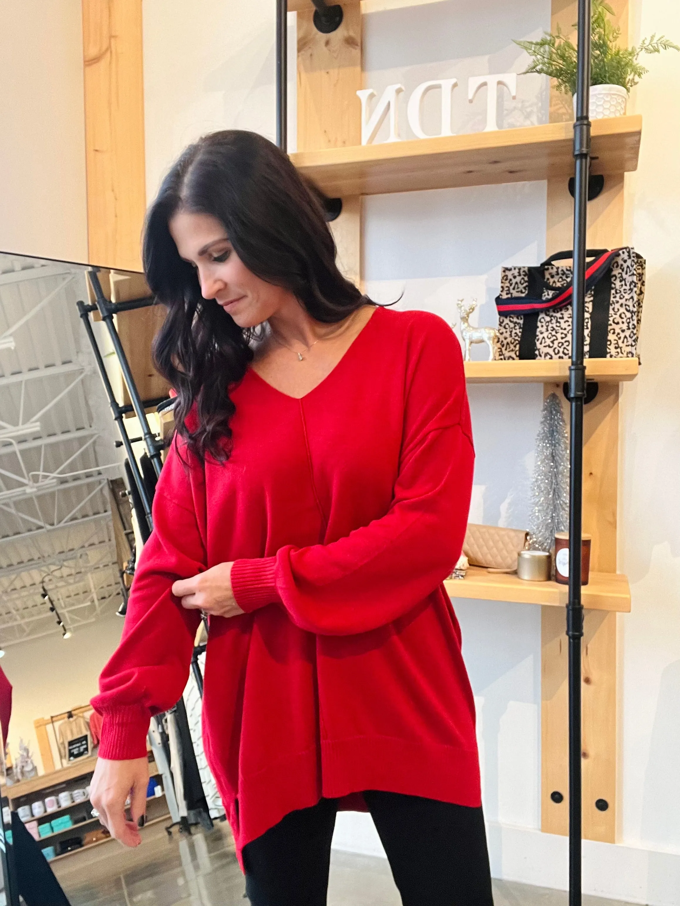 Hollyberry Oversized Sweater