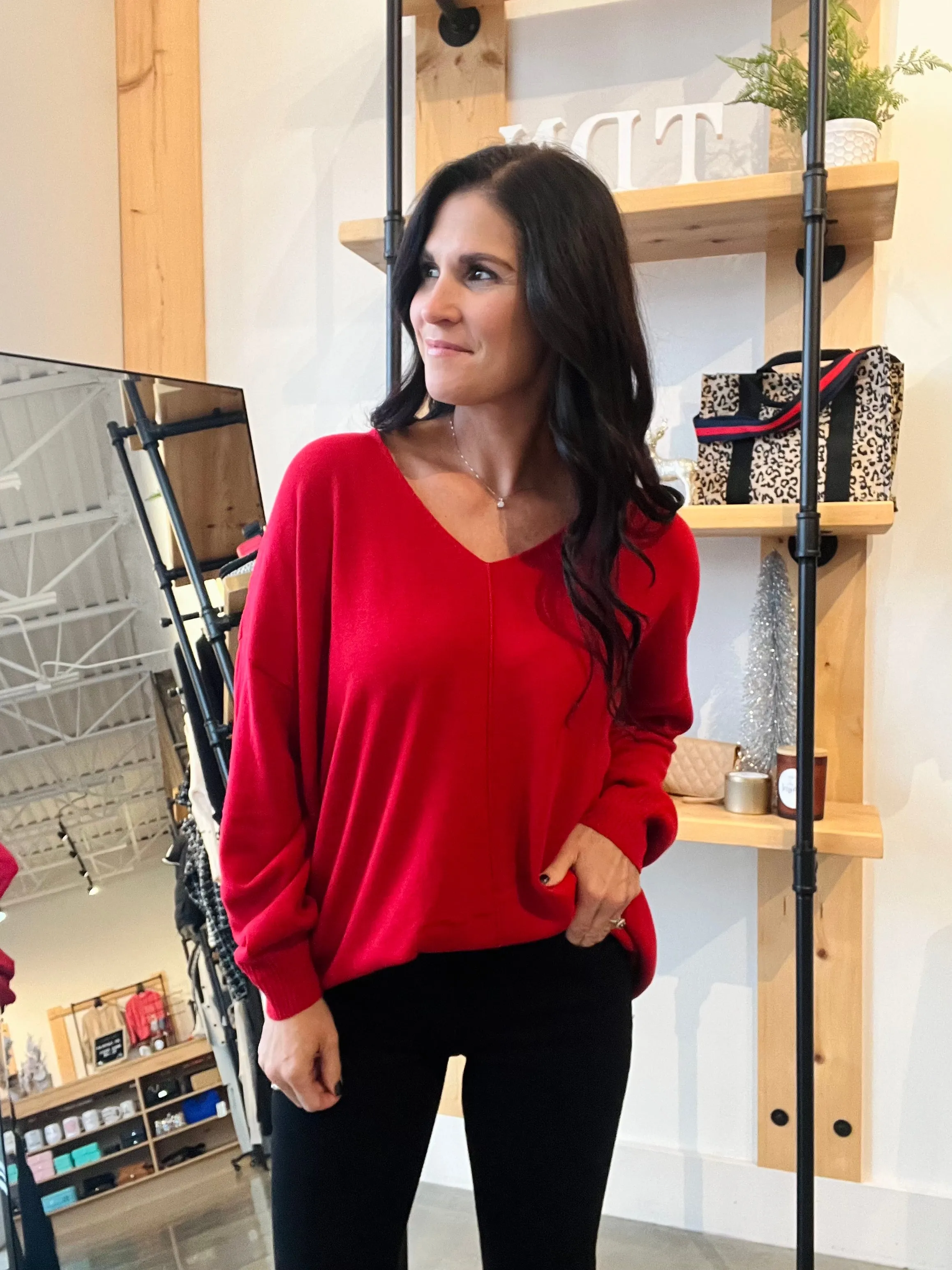 Hollyberry Oversized Sweater