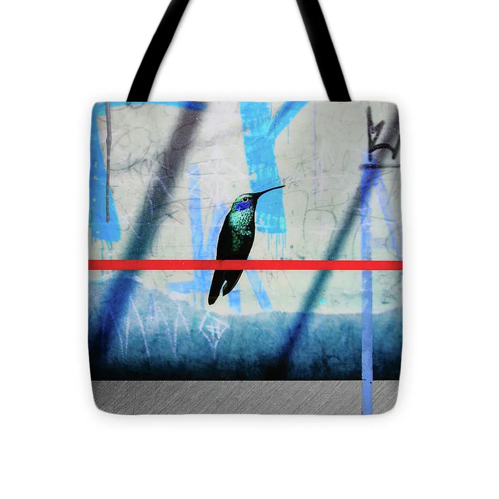 Humming Bird Grafitti - Tote Bag