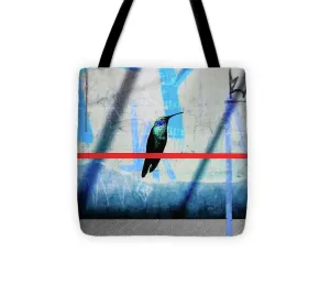 Humming Bird Grafitti - Tote Bag