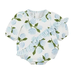 Hydrangea Baby Romper