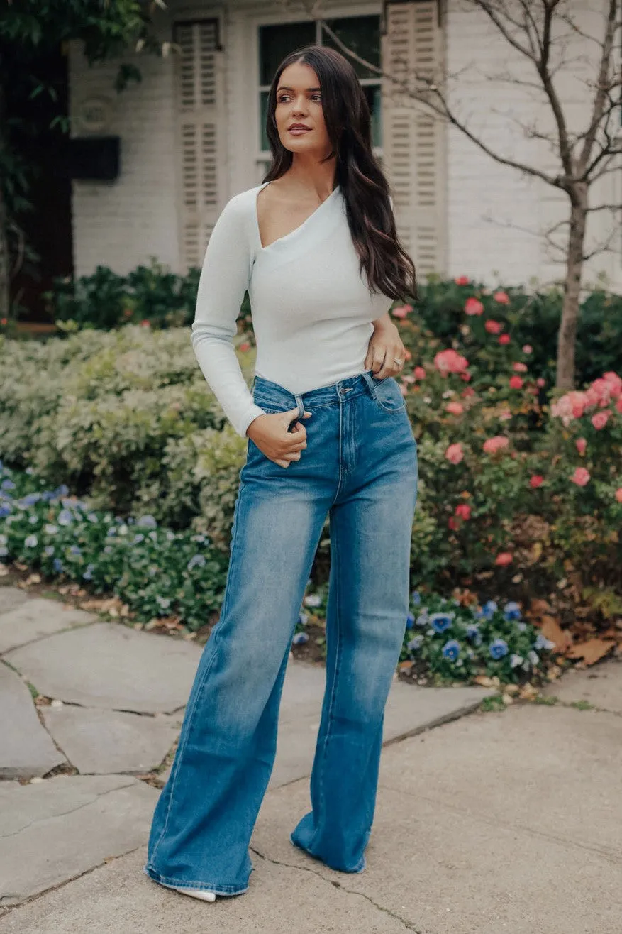 Ice Cold One Shoulder Bodysuit