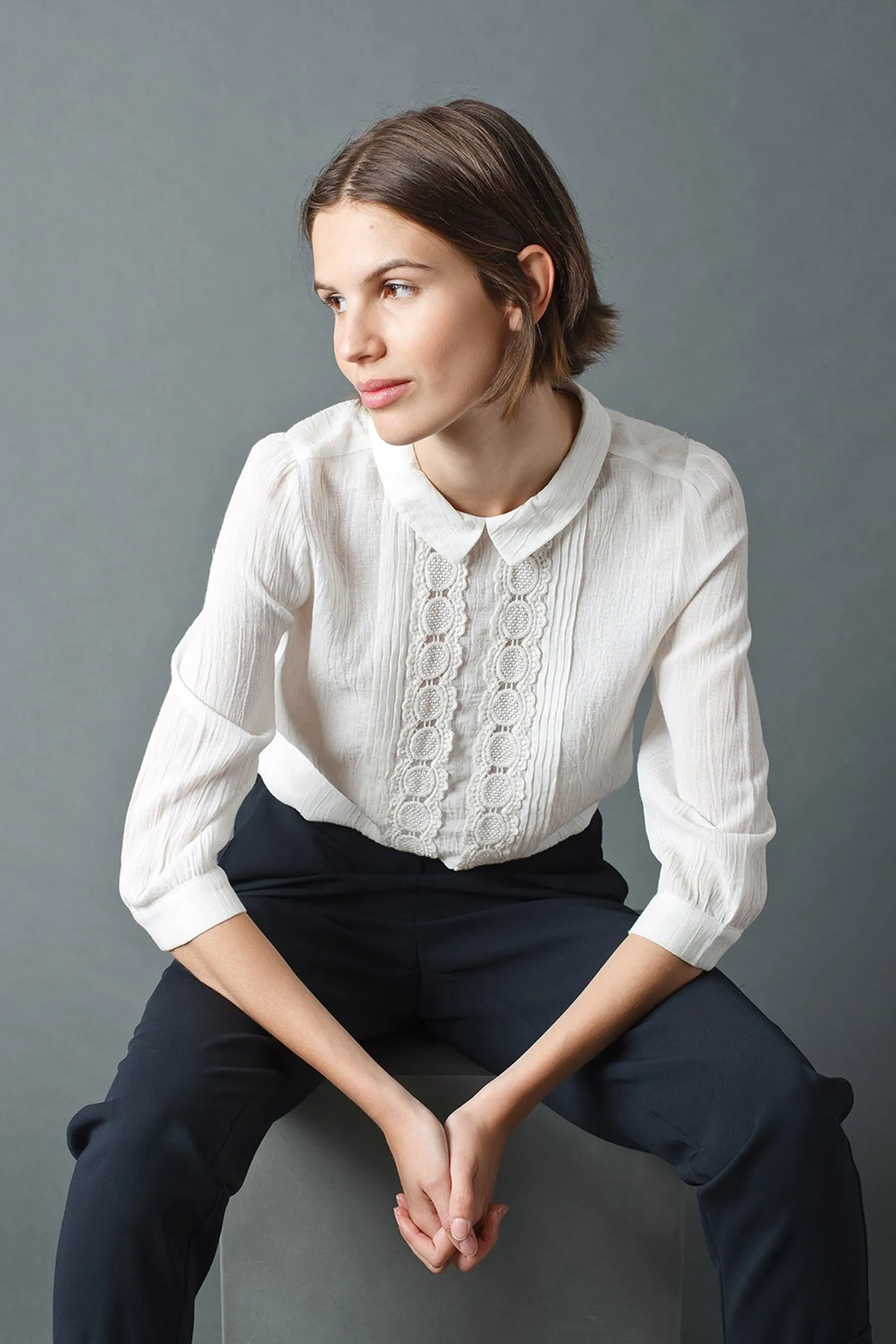 Indi & Cold Renata Blouse (Ecru) - FINAL SALE