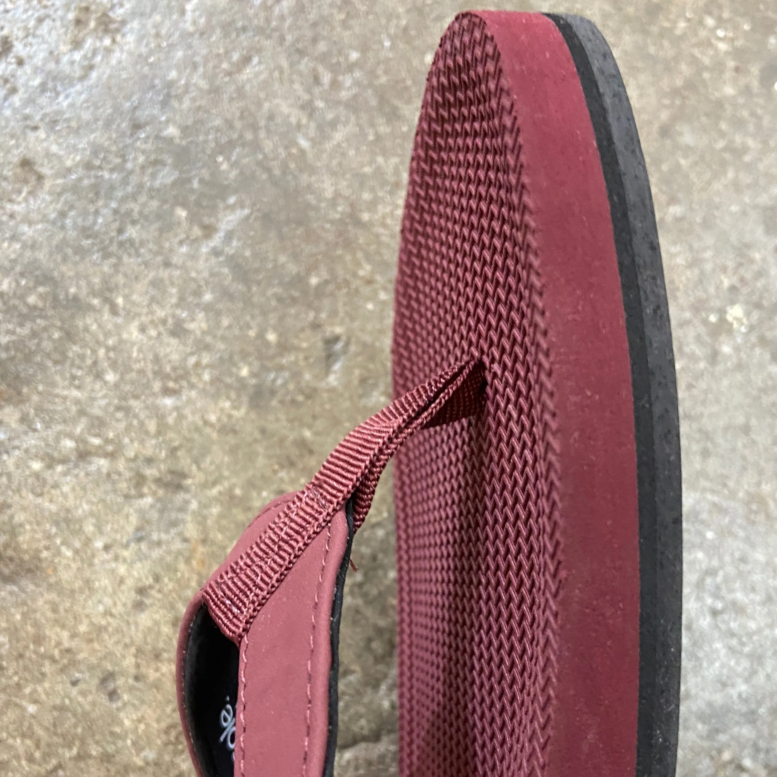 INDOSOLE   MEN'S ESSNTLS FLIP FLOP   BURGANDY