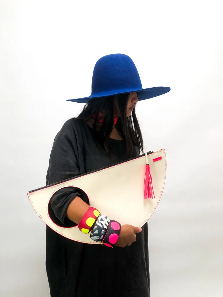 Irving in White/Black/Neon Pink - Limited Edition