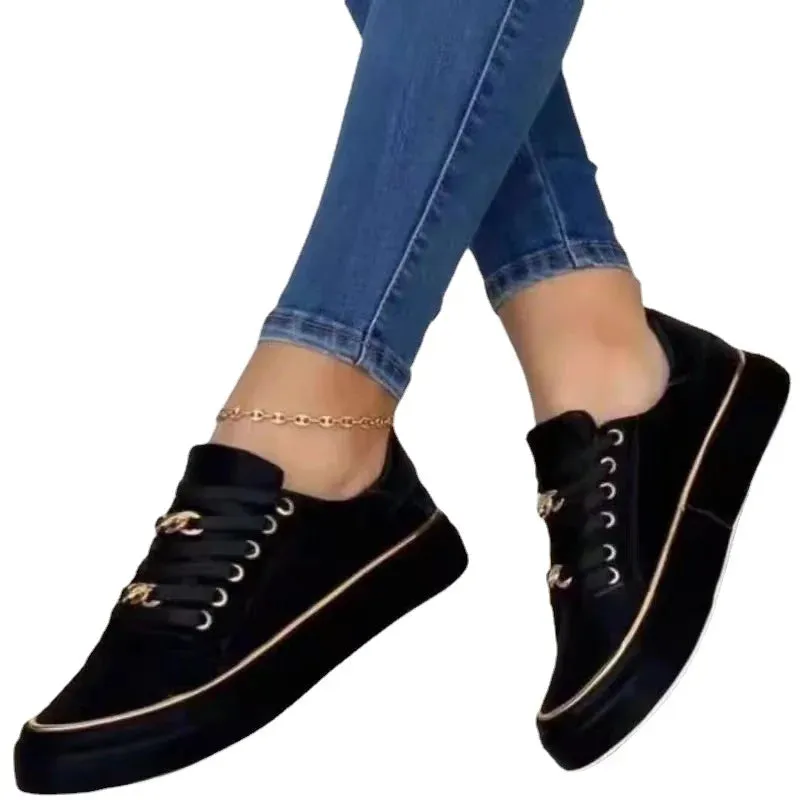 JELENE™ | Luxe Chain Platform Sneakers