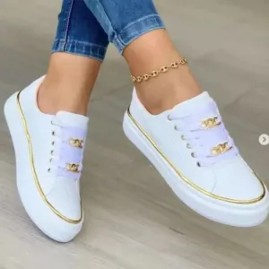 JELENE™ | Luxe Chain Platform Sneakers