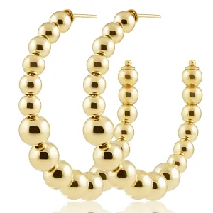 JEWELRY - Lia Beaded Hoops-CLS