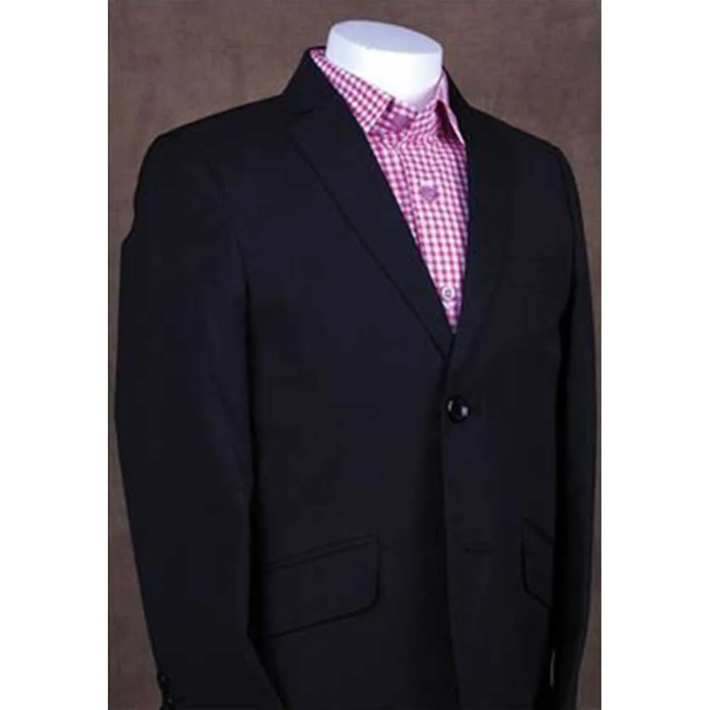 Jolene MCR42 Boy's 2 Piece Wool Suit - Black