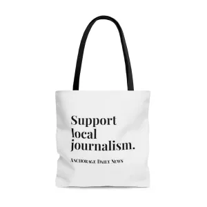 Journalism Tote Bag - White