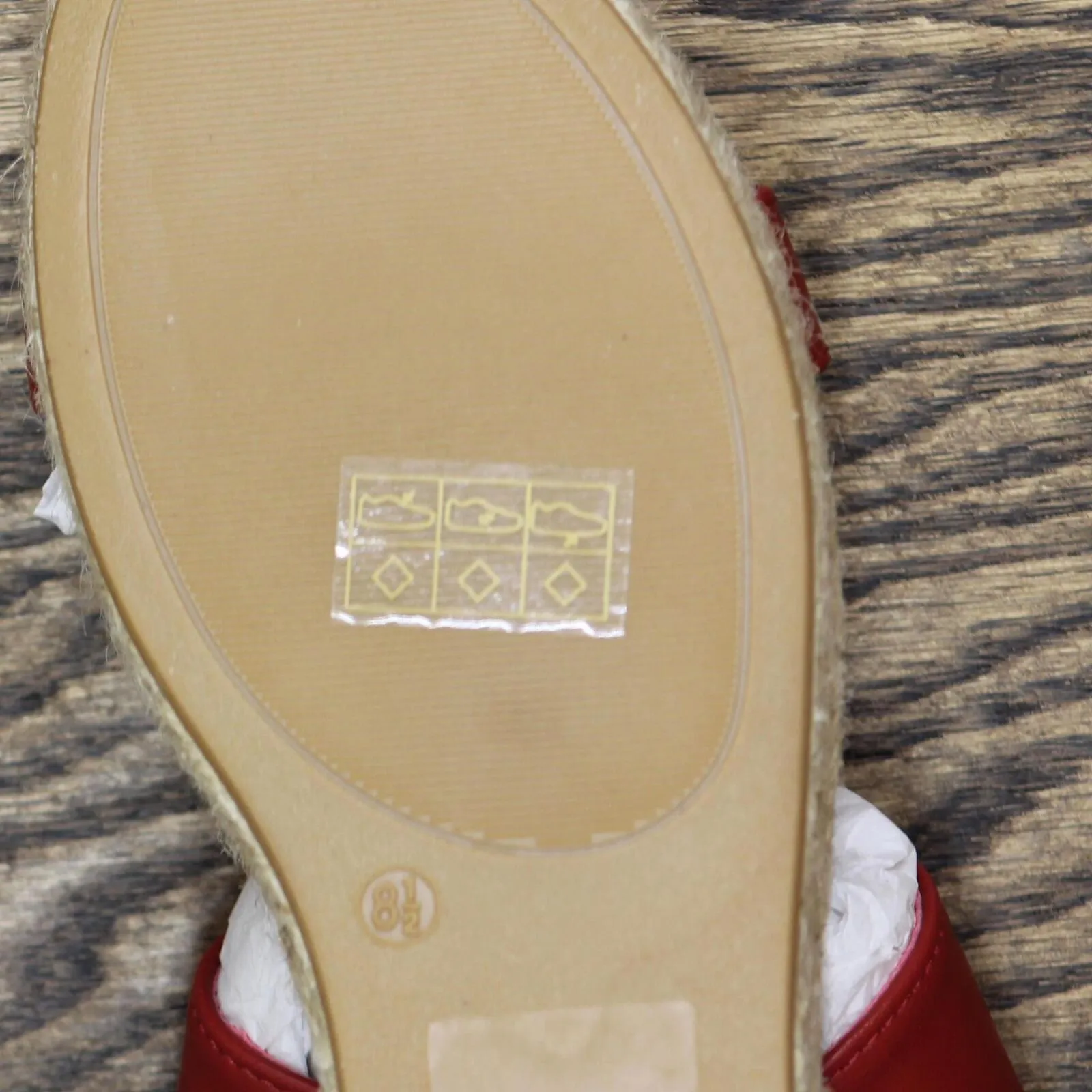 Journee Collection Women's Alissa Espadrille Sandals ALISSA-SLIDE Red 8.5M