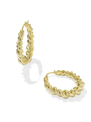 Kendra Scott - Haisley Gold Hoop Earring