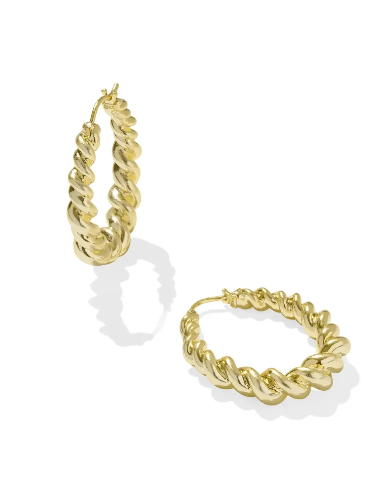 Kendra Scott - Haisley Gold Hoop Earring